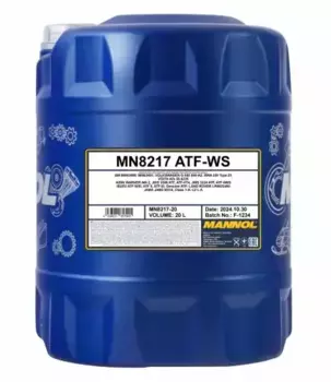 Масло для АКПП и ГУР MANNOL ATF WS MN821720 синтетическое 20 л