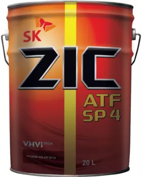 Масло для АКПП и ГУР ZIC ATF SP 4 192646 синтетическое 20 л