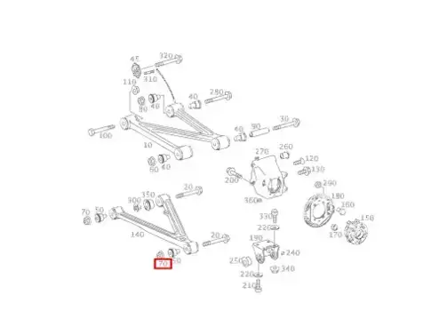 Mercedes-Benz,Гайка M14 N 913023 014003 MB