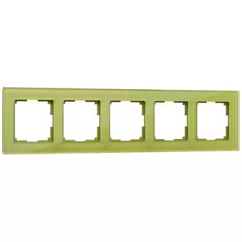 Рамка Werkel Favorit на 5 постов фисташковый WL01-Frame-05 4690389098697