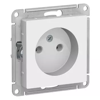 Розетка 2К Schneider Electric AtlasDesign 16A 250V белая ATN000141