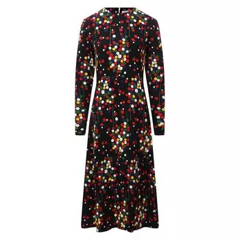 Платье из вискозы Saint Laurent