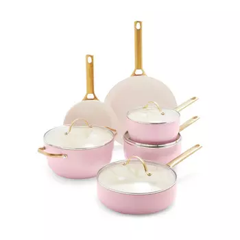 GreenPan Набор кухонной посуды 10 предметов Blush Pink Padova GreenPan
