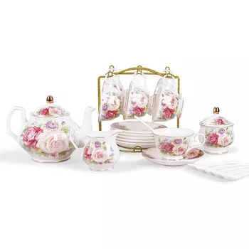 Fanquare Чайный сервиз на 6 человек 21 предмет Elegant rose Fanquare