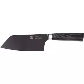 GRWE Нож-топорик из карбоновой стали 15 см, рукоять из микарты KURO GRWE