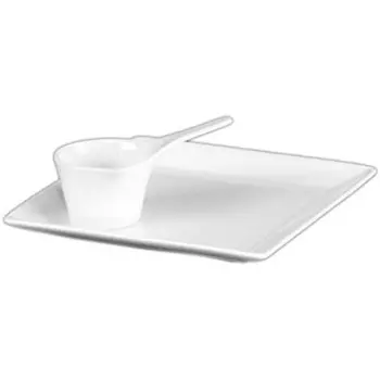 Holst Porzellan Сервировочный набор для клубники 30 x 30 см, 2 предмета, белый Holst Porzellan