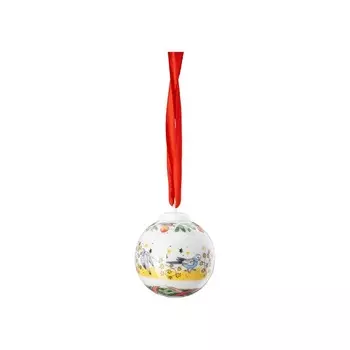 Hutschenreuther Елочное украшение шар 5 см Christmas Collectors Edition 2024 Hutschenreuther