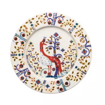 Iittala Тарелка 22 см белая/мульти Taika Iittala