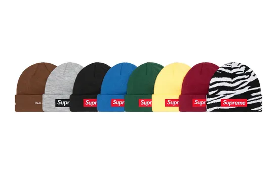 Шапка унисекс Supreme, кофейный