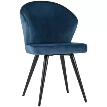 Стул Синий Бархат Volante Chair