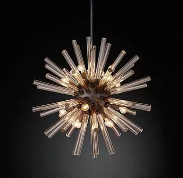 Светильник Crystal Starburst Chandelier Round