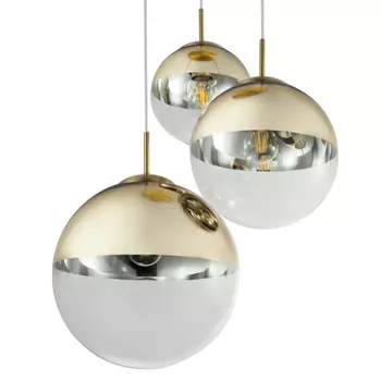 Светильник подвесной Mirror Ball Gold 1 плафон