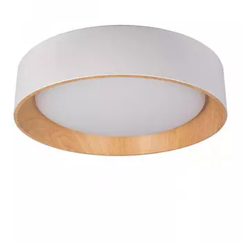 Светильник потолочный круглый Assol cup White Wood диаметр 45