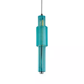 Светильник с вертикальным узким плафоном Fuse Crystal Blue