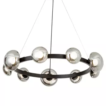 Светодиодная кольцевая люстра IONA Сhandelier black