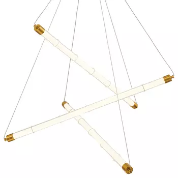 Светодиодная люстра Trumpet Tube Brass