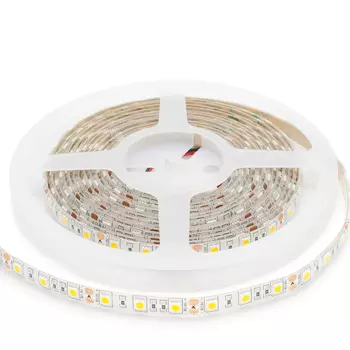 Светодиодная влагозащищенная лента 14,4W/m 60Led/m 5050SMD теплый белый
