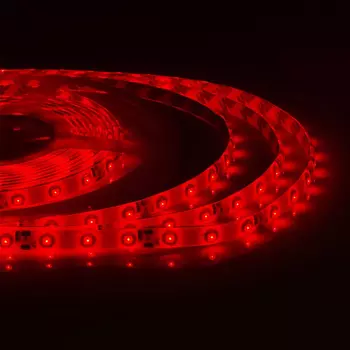 Светодиодная влагозащищенная лента 4,8W/m 60LED/m 3528SMD красный