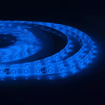 Светодиодная влагозащищенная лента 4,8W/m 60LED/m 3528SMD синий