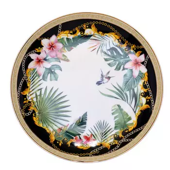 Тарелка TROPICS Plants Colibri