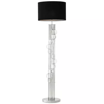Торшер Eichholtz Floor Lamp Lorenzo Nickel & black