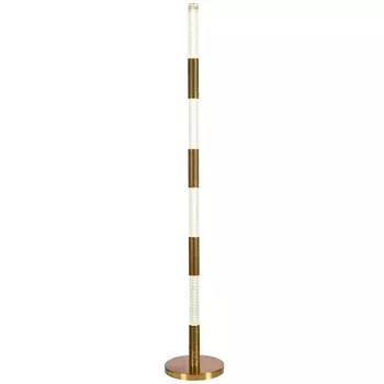 Торшер латунь Dew Drops Tube Brass One Floor Lamp