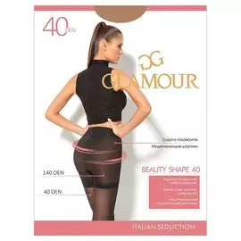 Колготки Glamour Shape 40 Den утяжка, размер 5, Daino (Загар)