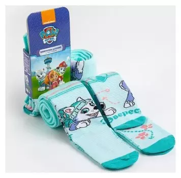 Колготки PAW Patrol "Эверест" мятный, рост 104-110 см