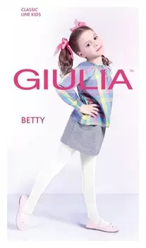 Колготки детские Betty 80 ден, цвет белый, рост 152-158 см