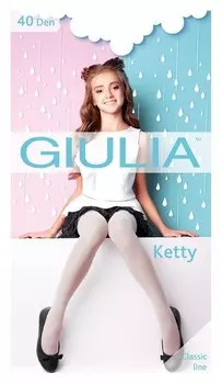 Колготки детские Ketty 40 ден, цвет белый (Bianco), рост 152-158 см
