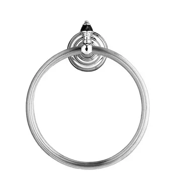 Полотенцедержатель Devon&Devon Black Diamond BLKD507CR черный / хром