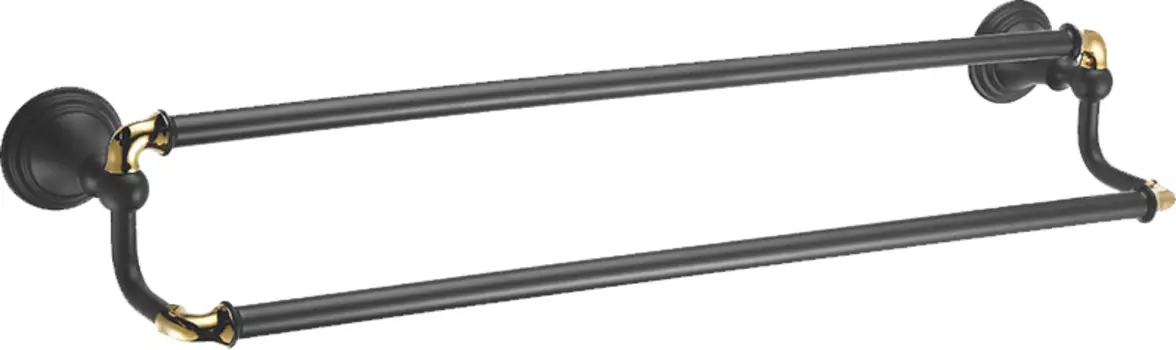 Полотенцедержатель Fixsen Luksor FX-71602B двойной