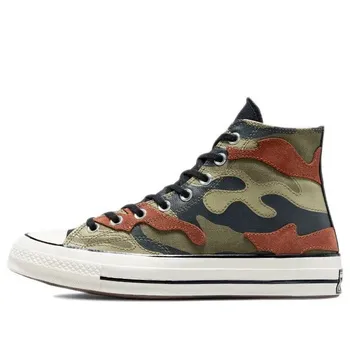 Кроссовки chuck 70 high 'hybrid camo' Converse, зеленый