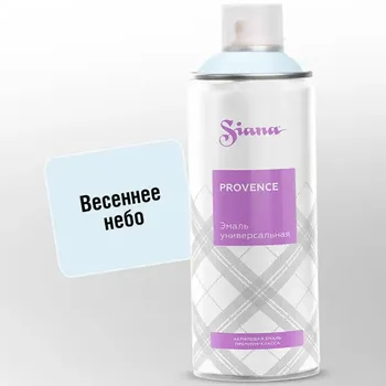 Эмаль аэрозольная Siana Provence весеннее небо 520 мл