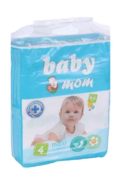 Подгузники Baby mom Maxi крем-бальз (7-18кг), 66 шт