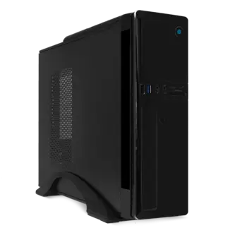 Корпус CROWN CM 1908-3, mATX, Small Form Factor, USB 3.0, черный, 300 Вт (CM 1908-3)