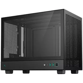 Корпус Deepcool CH160, Mini-ITX, Mini-Tower, USB Type-C, черный, без БП (R-CH160-BKNGI0-G-1)