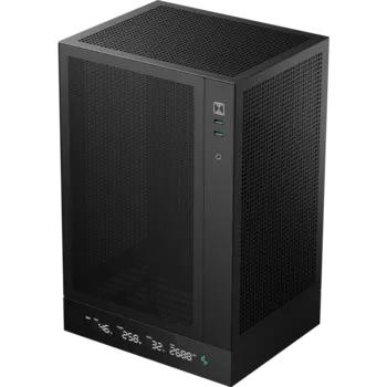 Корпус Deepcool CH170, Mini-ITX, Mini-Tower, 2xUSB 3.0, USB Type-C, черный, без БП (R- CH170-BKNPI0D-G-1)