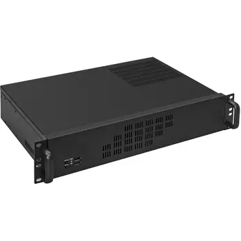 Корпус Exegate 2U300-04/1200PPH-SE, mATX, 2U RM, 1x1200 Вт, черный (EX297713RUS)