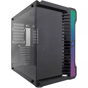 Корпус 1STPLAYER STEAMPUNK SP9, ATX, Midi-Tower, USB 3.0, черный, без БП (SP9-BK)