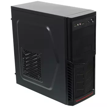 Корпус ACCORD A-30B , ATX, Midi-Tower, черный, без БП (ACC-A30B)