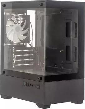 Корпус ACCORD ACC-ZCU2B, mATX, Mini-Tower, USB 3.0, черный, без БП (ACC-ZCU2B)