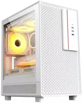Корпус ACCORD M3301W, mATX, Mini-Tower, USB 3.0, белый, без БП (ACC-M3301W)