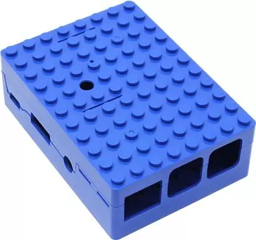 Корпус ACD RA184 ABS Plastic Building Block Case для Raspberry Pi 3, синий