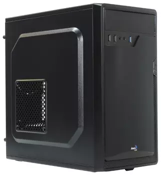 Корпус AeroCool Cs-100 Advance, mATX, Mini-Tower, черный, без БП (4713105955217)