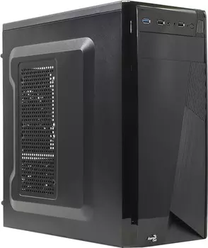 Корпус AeroCool CS-1101, ATX, Midi-Tower, черный, без БП (4713105958126)