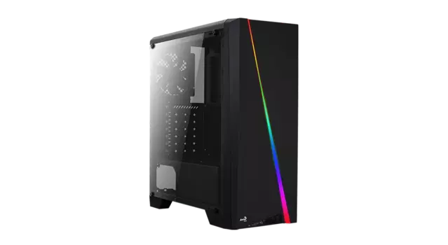 Корпус AeroCool Cylon Tempered Glass, ATX, Midi-Tower, USB 3.0, черный, Без БП (4718009152335)