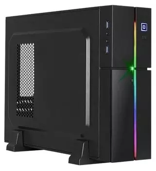 Корпус AeroCool Playa Slim 400W Black, mATX, Midi-Tower, 2xUSB 3.0, черный, 400Вт (4718009152182)