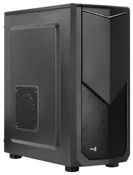 Корпус AeroCool Tomahawk, ATX, Midi-Tower, черный, без БП (Tomahawk-S-BK-v2/4718009156791)