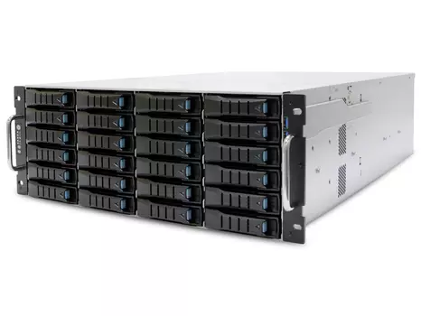Корпус AIC RSC-4BT, E-ATX, 4U RM, 36x3.5/2.5 HS + 2x2.5 HS, Redundant 2x1200 Вт, черный (XE1-4BT00-05)